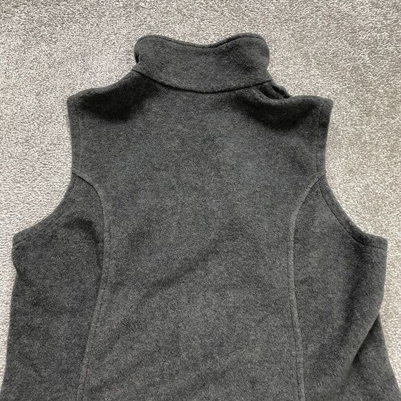 Columbia Fleece Vest Mens Large Gray Full Zip High Neck Pockets Outdoor Hiking - Picture 12 of 13